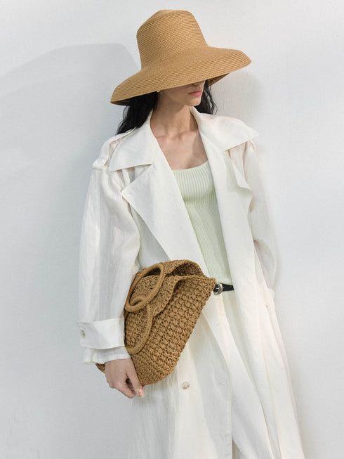 Arden Satin Trench Coat